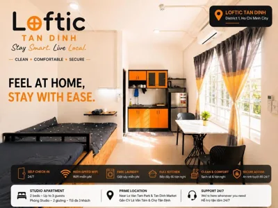 Apartamento estándar de un dormitorio — Loftic Tan Dinh - Urban Stay